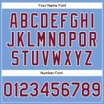 Baseball Authentic Custom Blau Purpur-Weiß Jersey Pulver