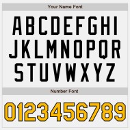 Benutzerdefinierte authentische Jersey Gold Nadelstreifen weiß Baseball schwarz