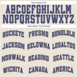 Custom Jersey Creme Rot-Marine Baseball