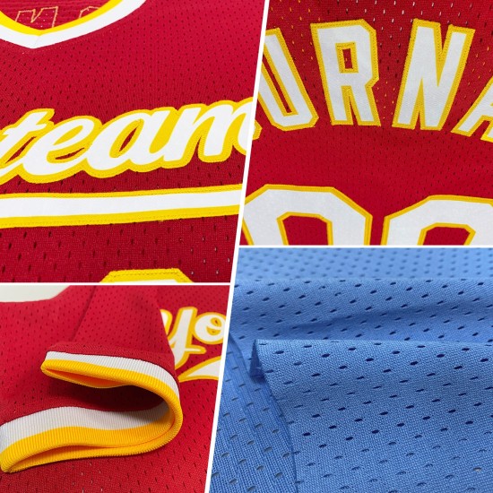 Jersey Blau Throwback Authentic Custom Pink-Weiß Helles Baseball