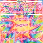 Regenbogen Farbstoff Weiß-Rosa Baseball Aquarell Jersey Custom Authentic Krawatte 3D