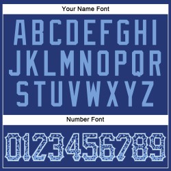 Helles benutzerdefiniertes blau-weißes Royal-Trikot Drift Baseball Fashion Authentic