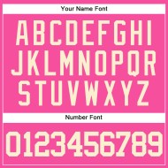 Baseball Authentic Jersey Creme Navy Nadelstreifen Orange Custom