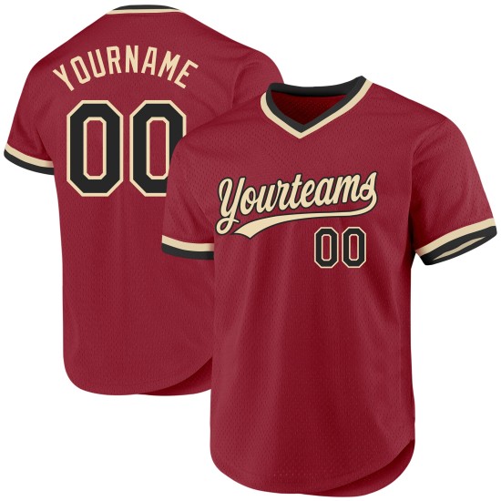 Authentische 3D Muster Jersey Grün Quadrat Gradienten Formen Baseball Creme Design Custom