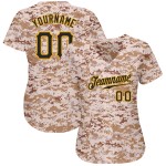 Schwarz-Gold Salute To Custom Jersey Camo Baseball Authentic Service